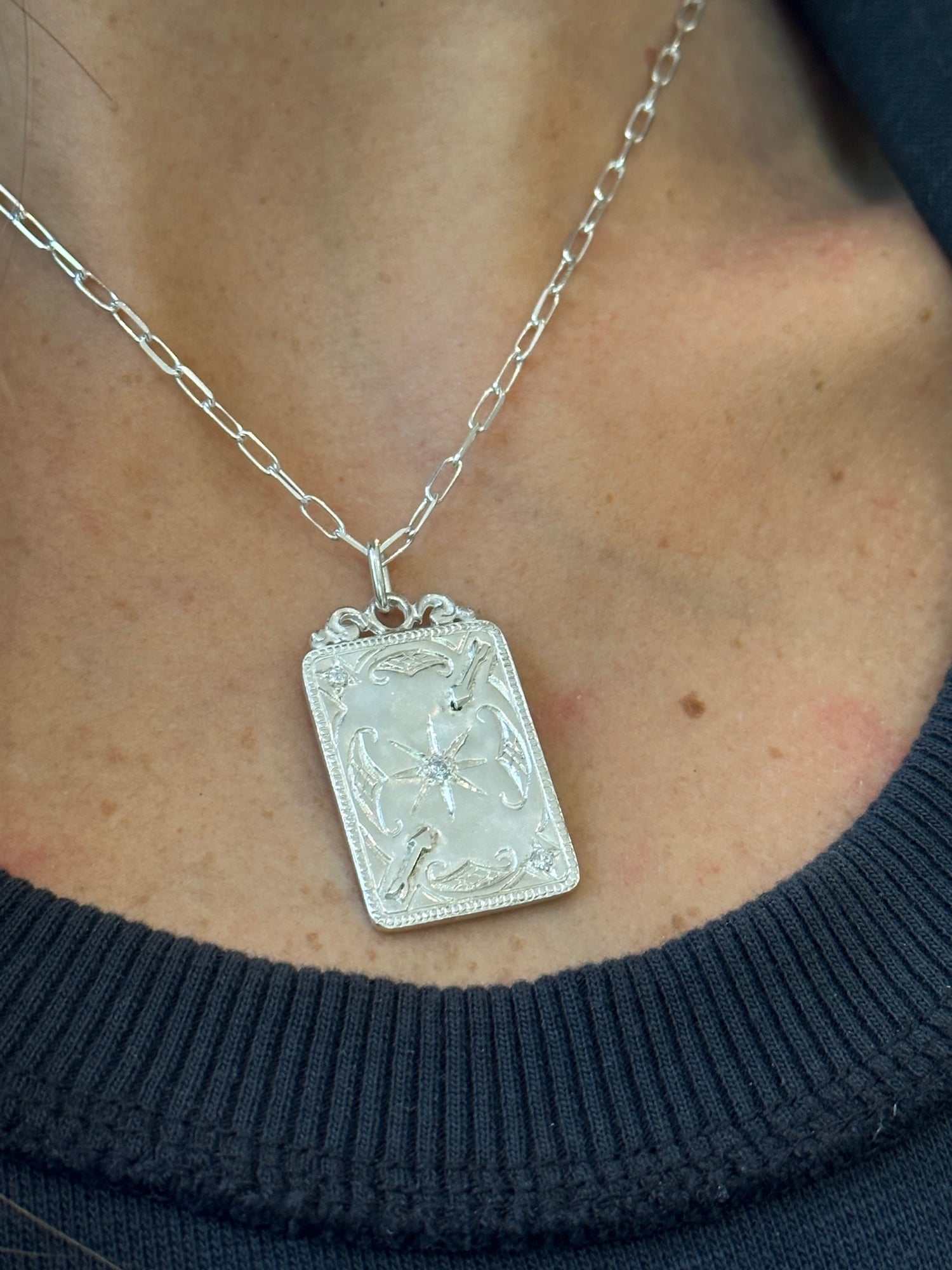 Colgante plata dia de la madre