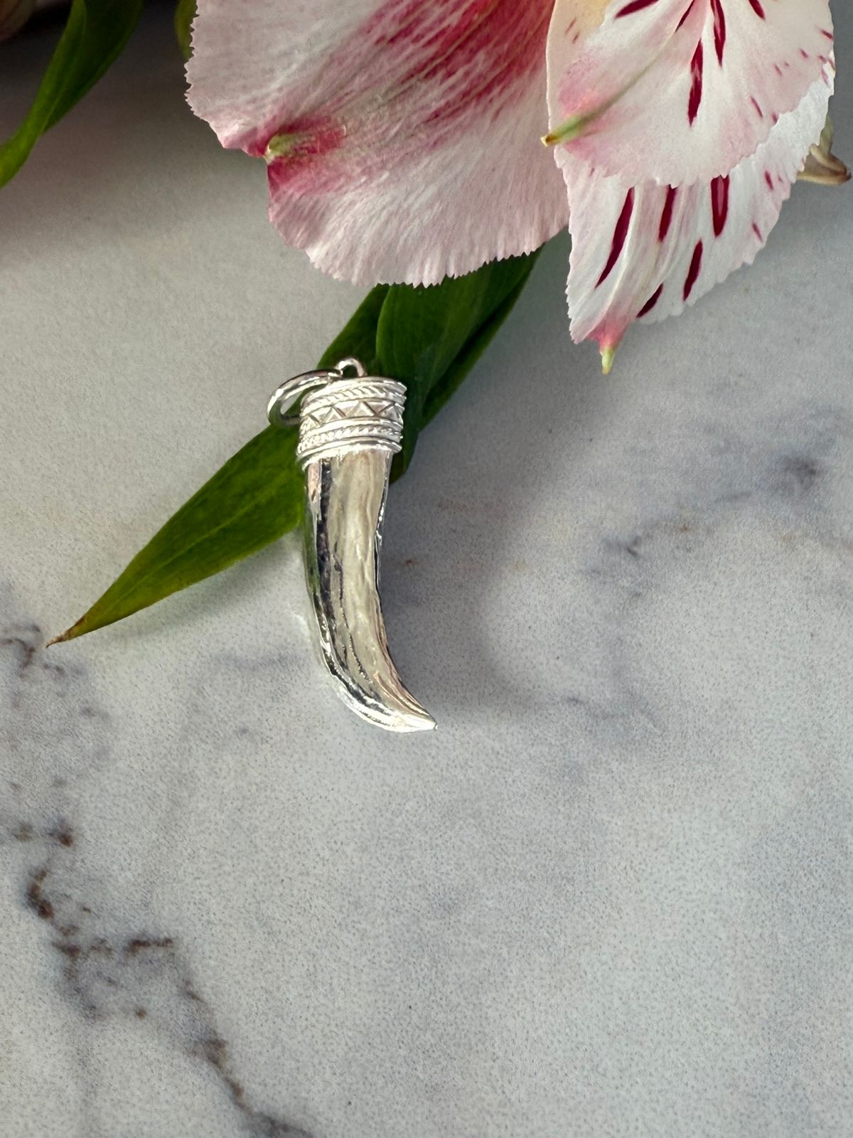 Colgante Cacho en plata rodinada de 950