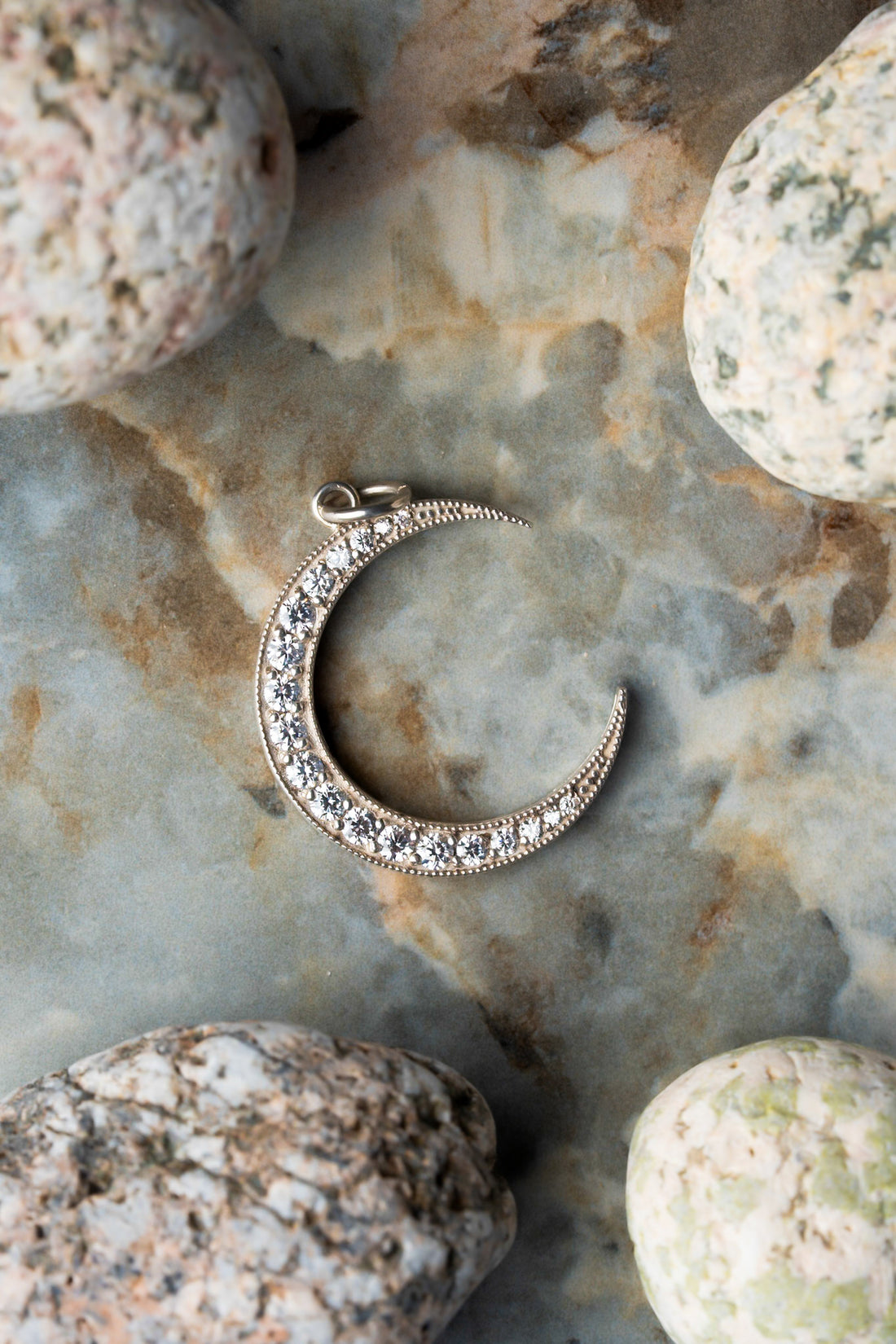 Colgante Luna Circones Plata 950