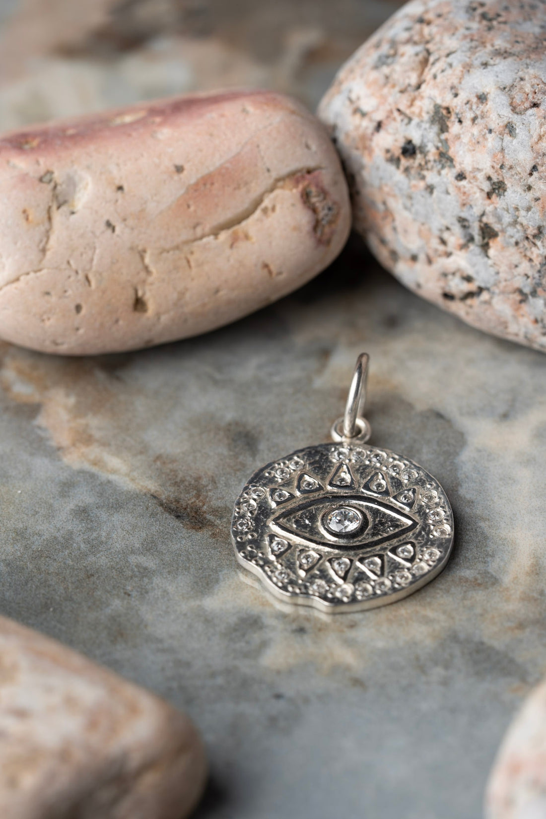 Colgante Ojo de Venus plata