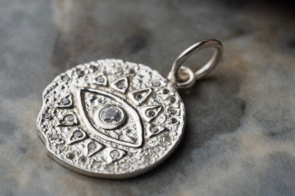 Colgante Ojo de Venus plata