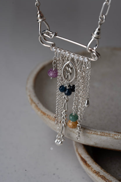 Broche Alfiler Zafiros