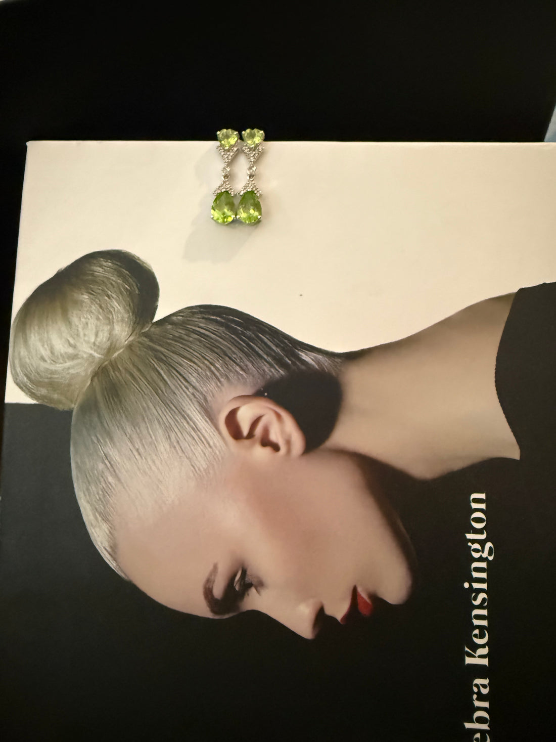 Aros Peridoto Brillantes