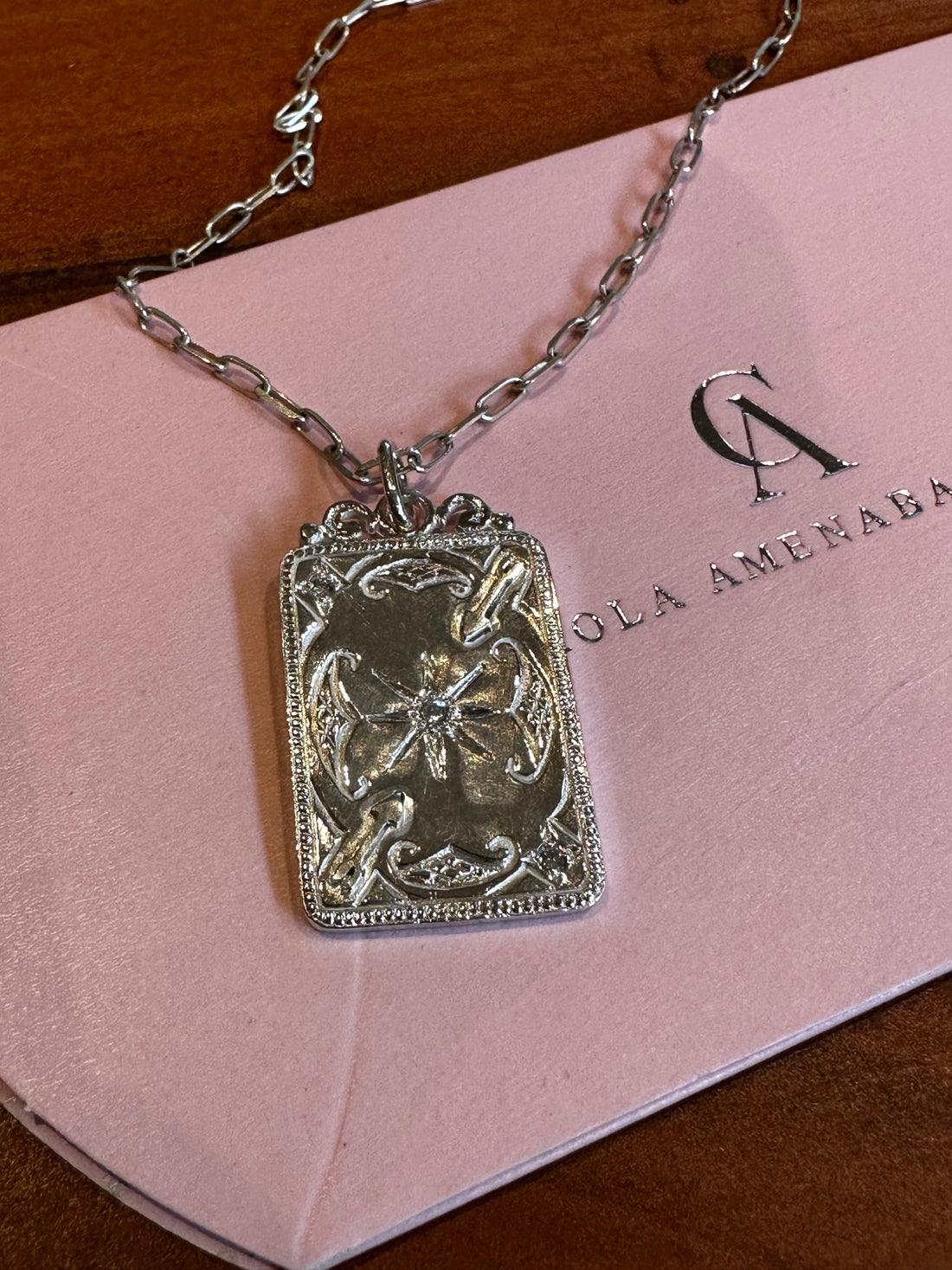 Colgante plata dia de la madre