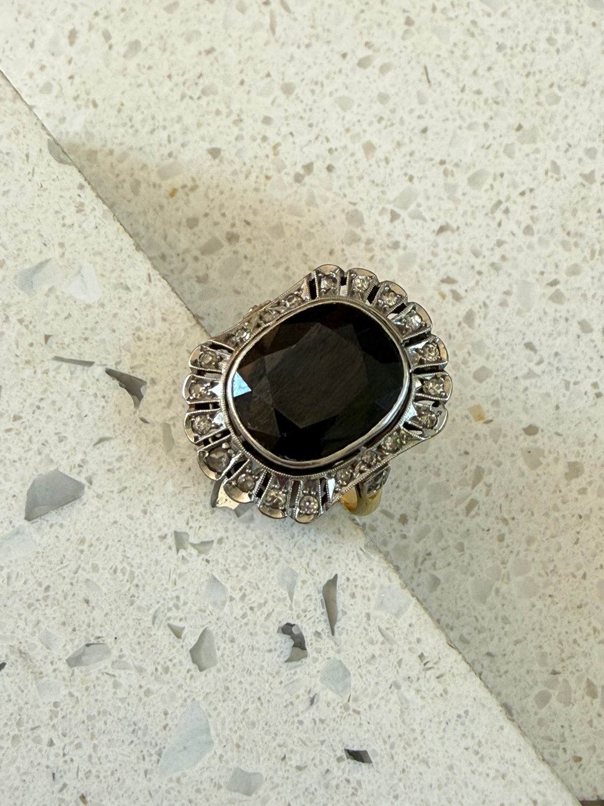 Anillo Zafiro Antiguo