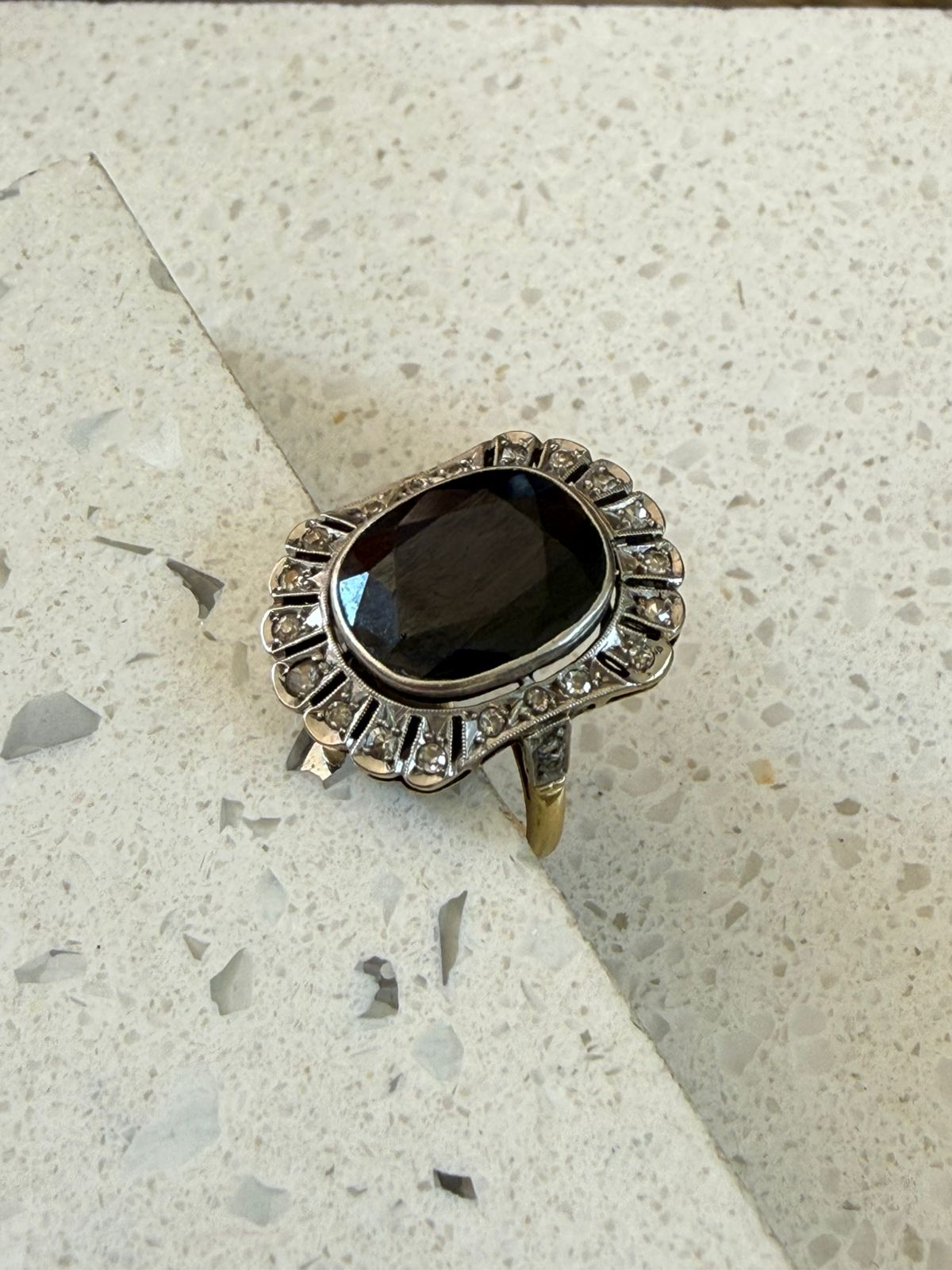 Anillo Zafiro Antiguo