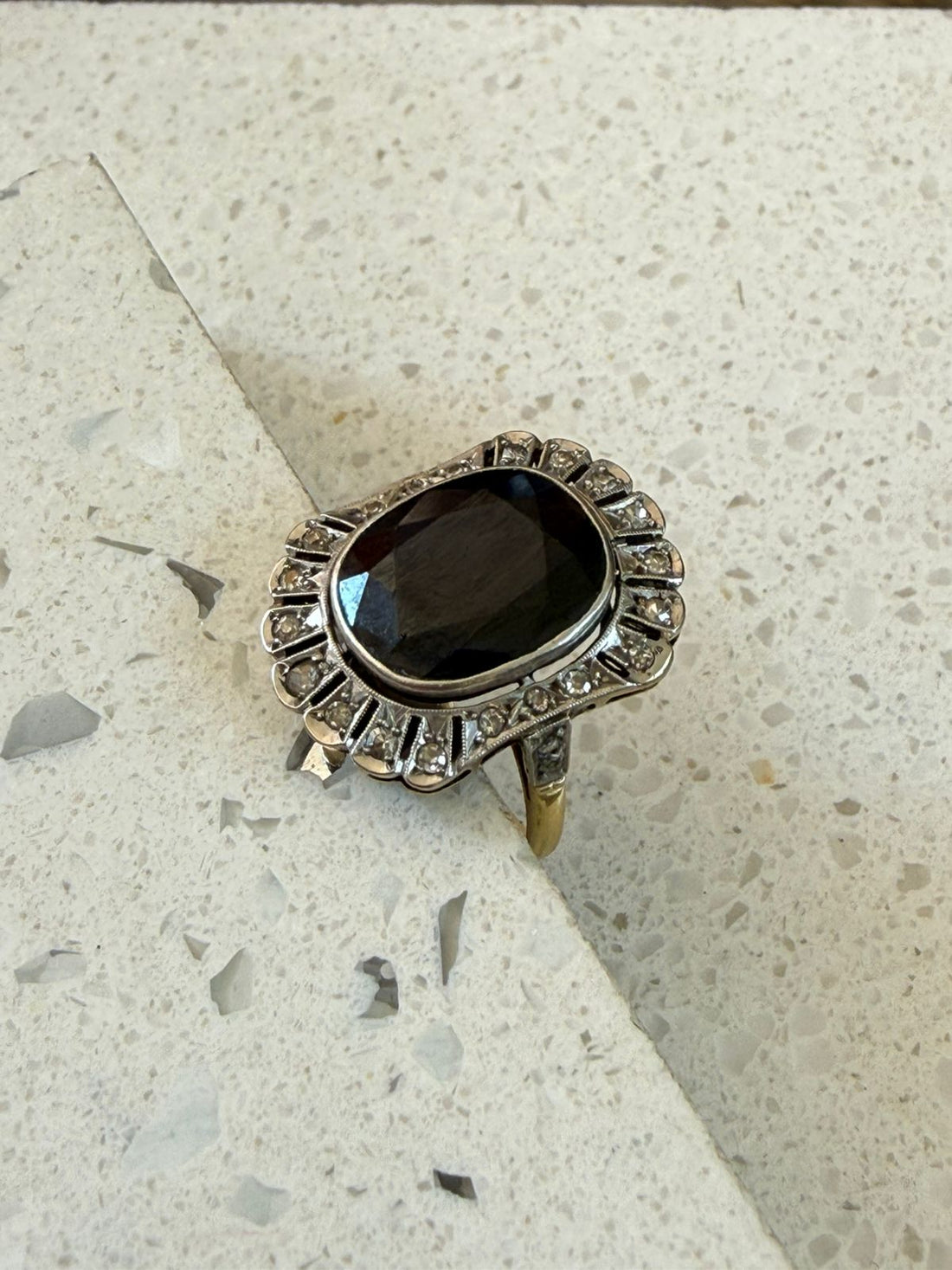 Anillo Zafiro Antiguo