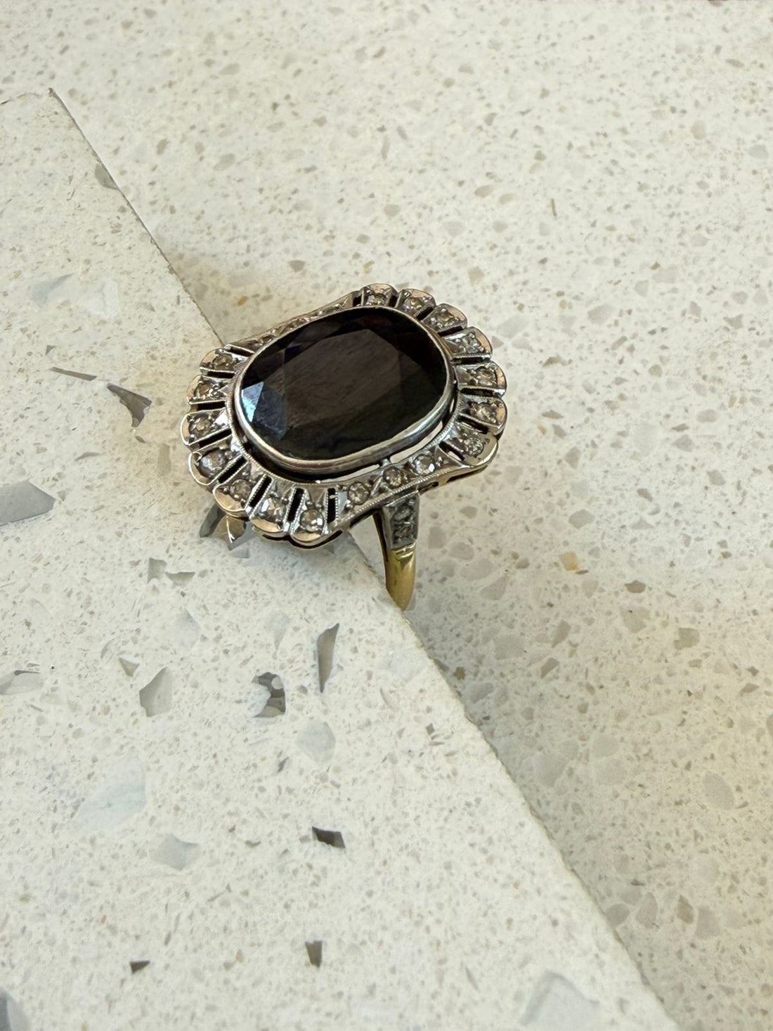 Anillo Zafiro Antiguo