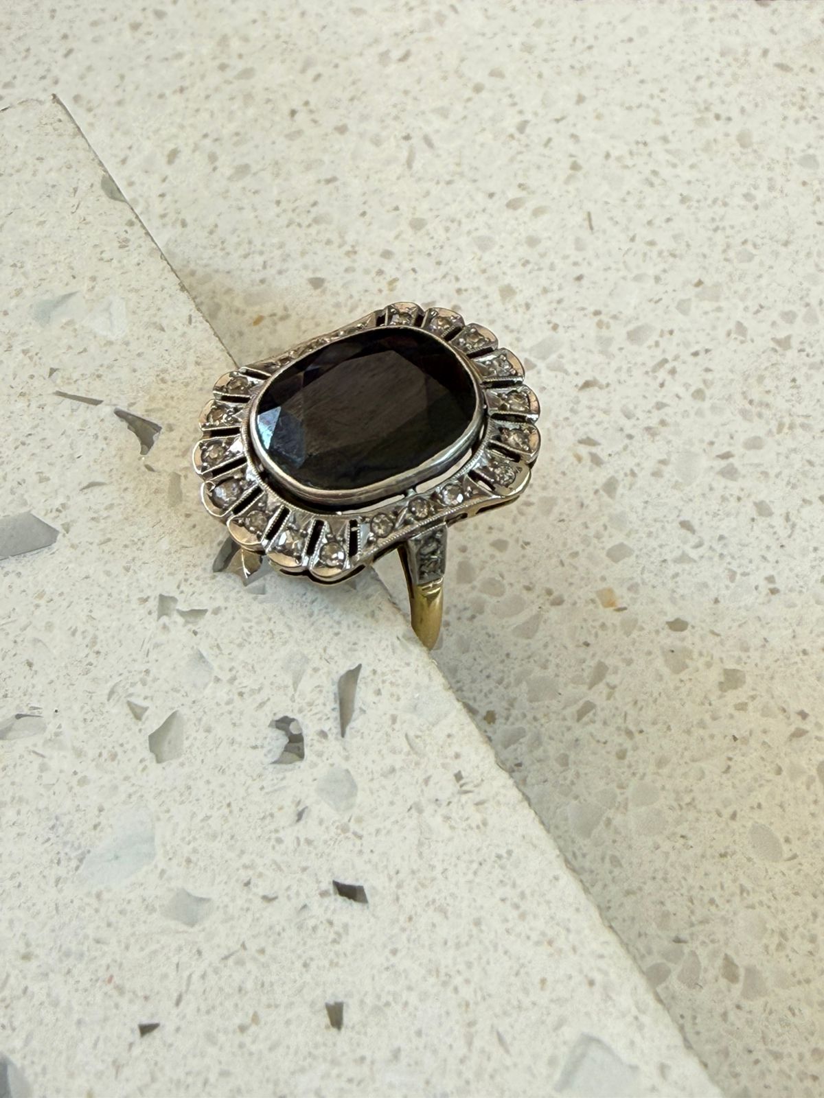 Anillo Zafiro Antiguo