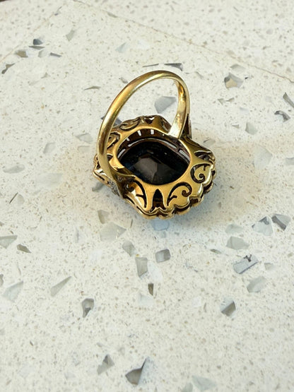 Anillo Zafiro Antiguo