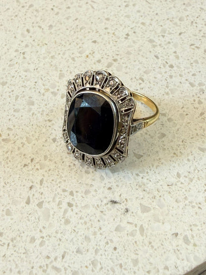 Anillo Zafiro Antiguo