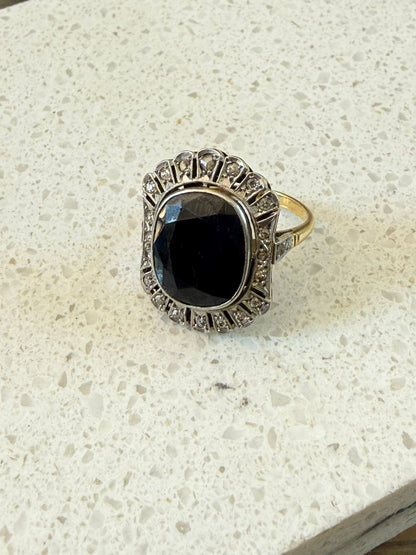 Anillo Zafiro Antiguo